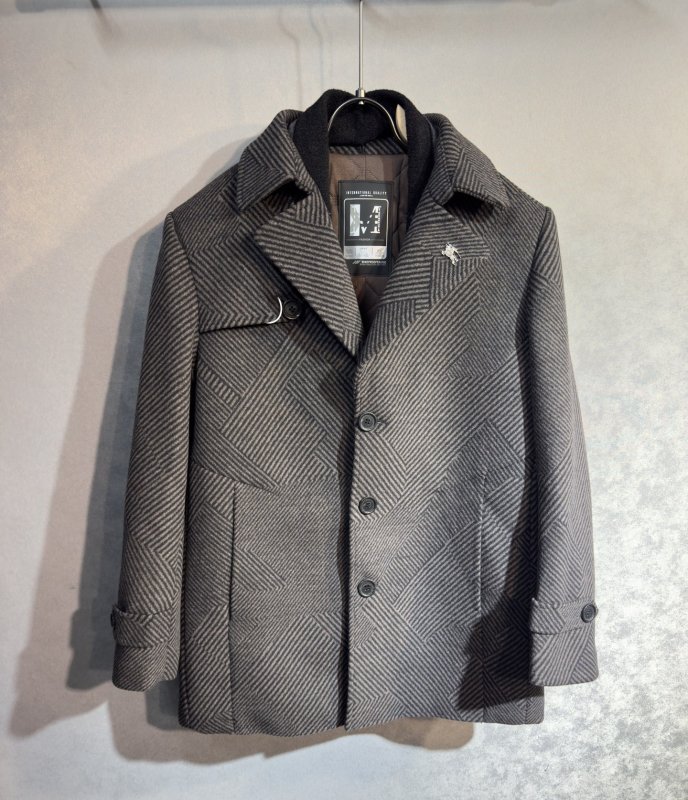 Мужское шерстяное пальто