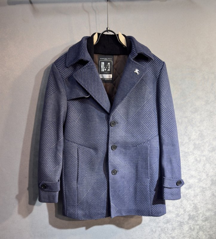 Мужское шерстяное пальто