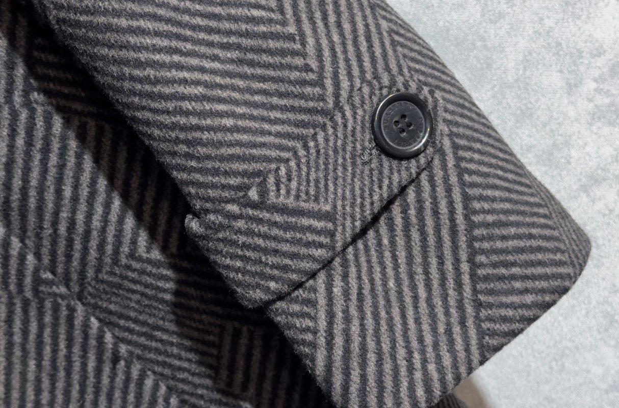 Мужское шерстяное пальто фото 9