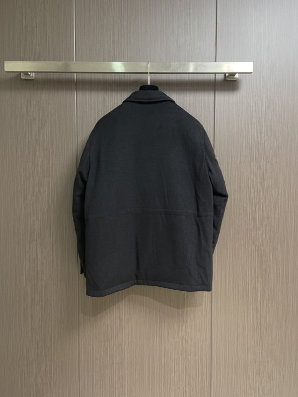 Мужское шерстяное пуховое пальто фото 2