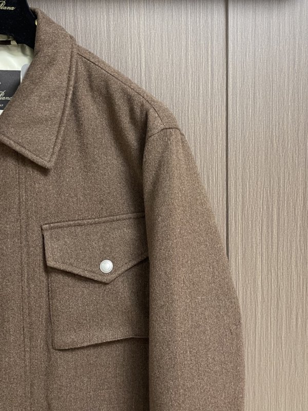 Мужское шерстяное пуховое пальто фото 4