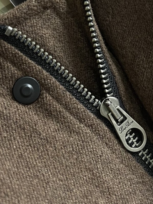 Мужское шерстяное пуховое пальто фото 5