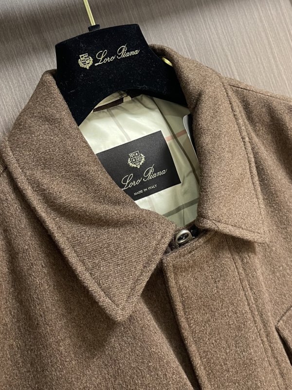 Мужское шерстяное пуховое пальто фото 6