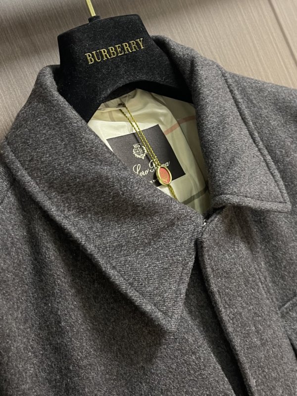 Мужское шерстяное пуховое пальто фото 6