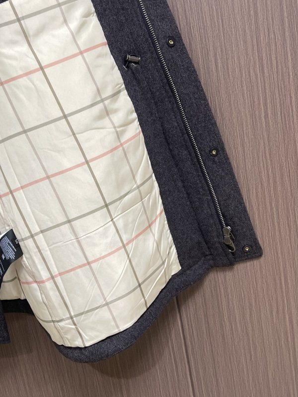 Мужское шерстяное пуховое пальто фото 7