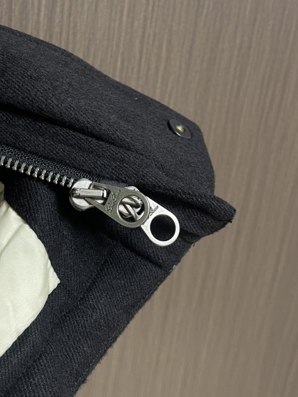 Мужское шерстяное пуховое пальто фото 8