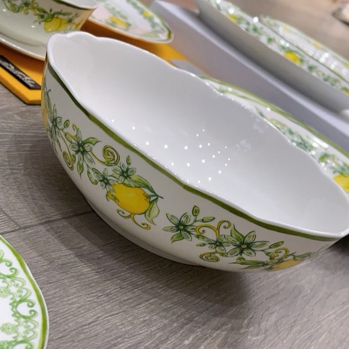 Набор посуды из костаного фарфора, 41 предмет фото 9