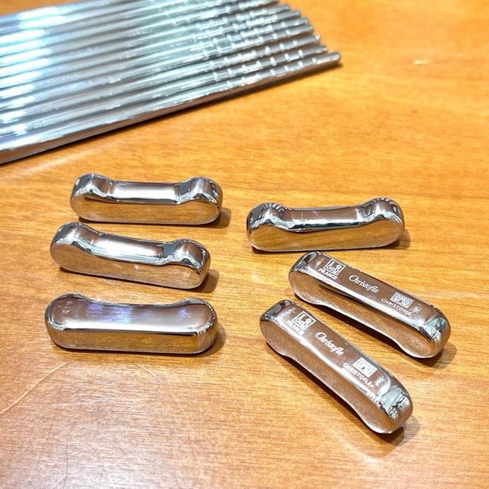 Набор столовых приборов Christofle Quinting Edition яйцо в серебре фото 3