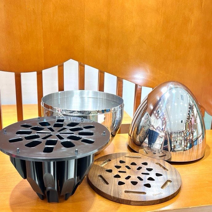 Набор столовых приборов Christofle Quinting Edition яйцо в серебре фото 7