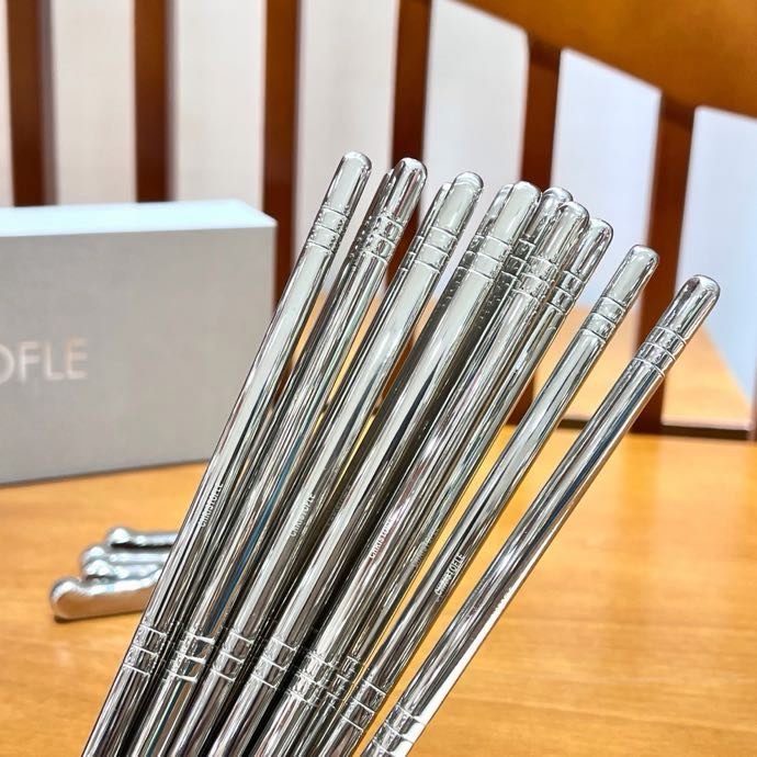 Набор столовых приборов Christofle Quinting Edition яйцо в серебре фото 8