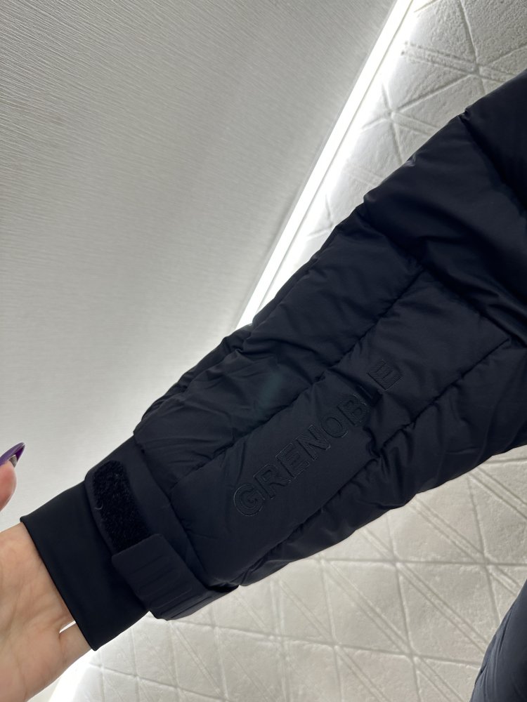 Nylon Down jacket from hood фото 6