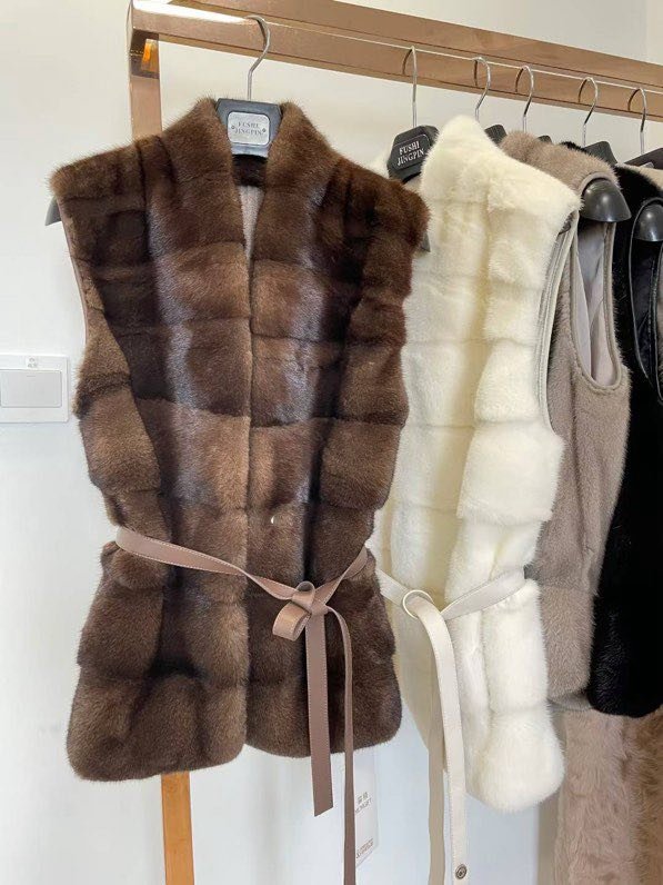 Mink vest female