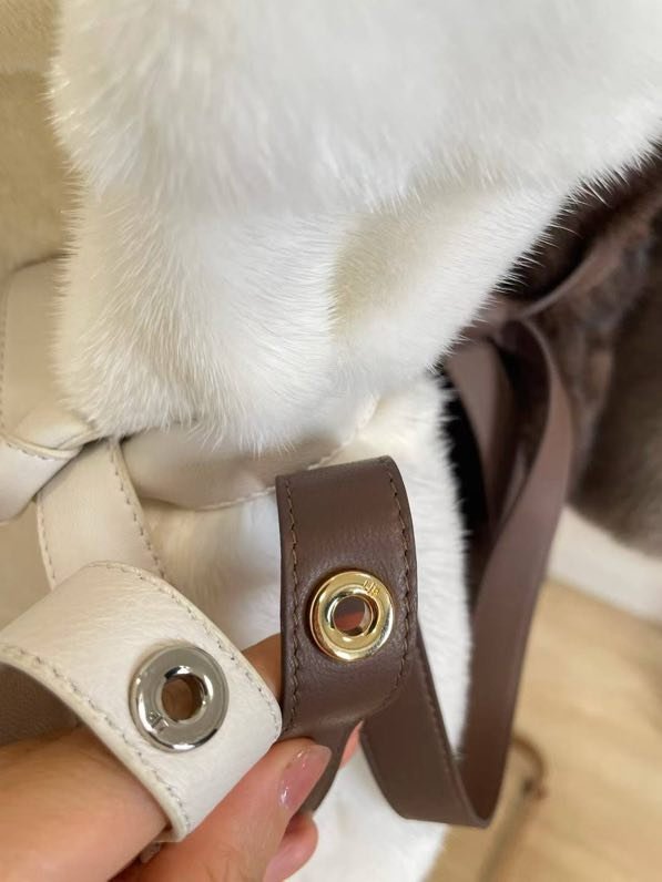 Mink vest female фото 7