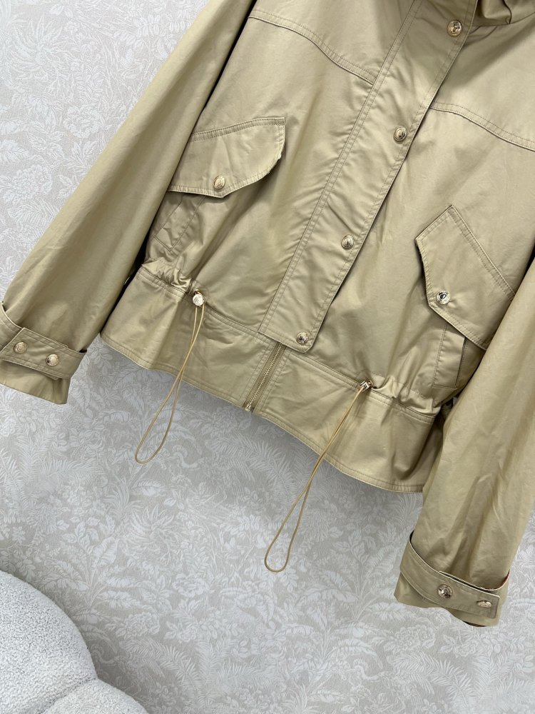 Однобортная куртка з капюшоном фото 3