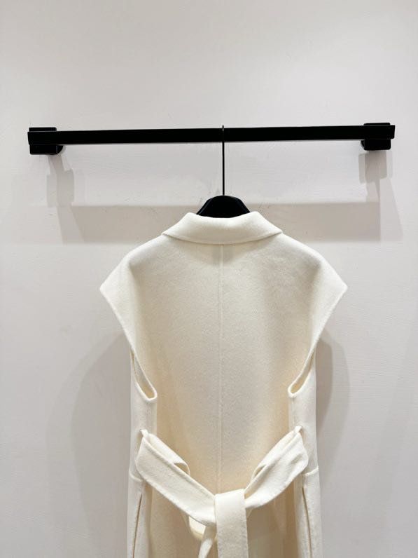 Однобортний двосторонній кашеміру жилет фото 5