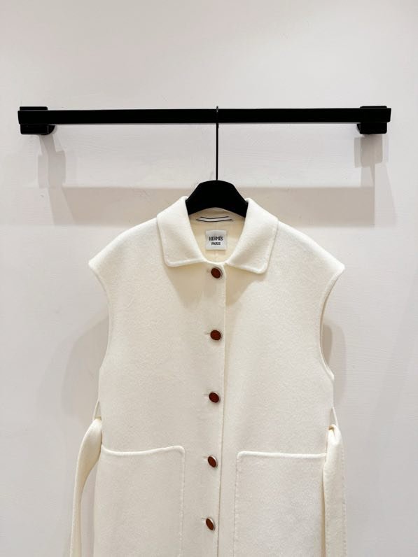 Однобортний двосторонній кашеміру жилет фото 7