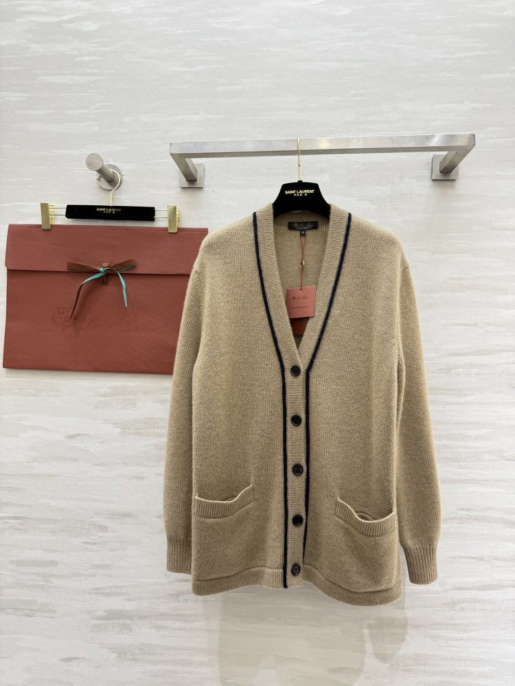 Однобортный кашемировый кардиган