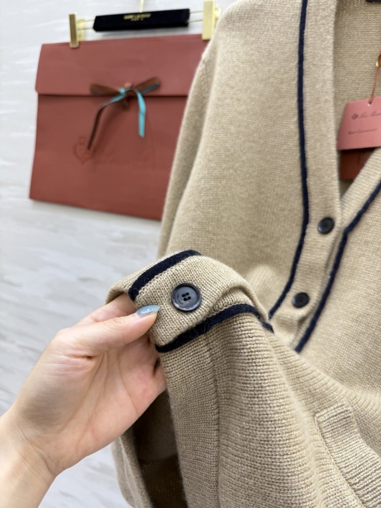 Однобортный кашемировый кардиган фото 3