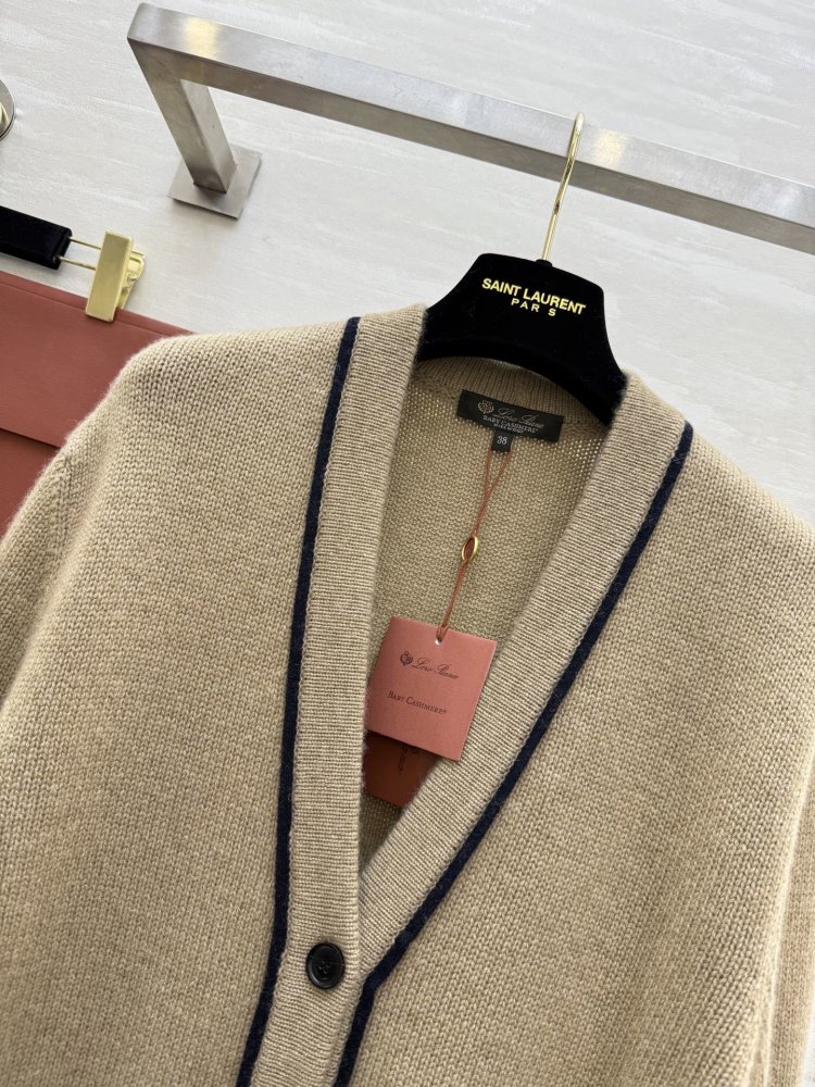 Однобортный кашемировый кардиган фото 6