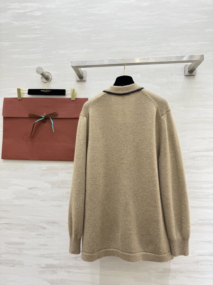 Однобортный кашемировый кардиган фото 8