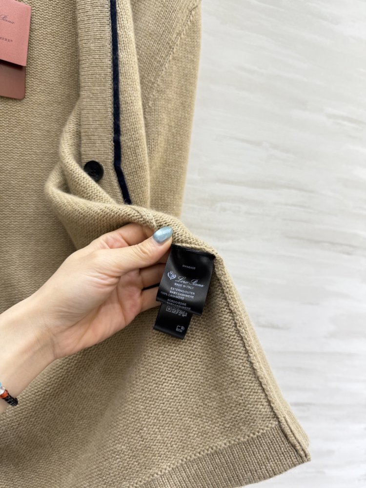 Однобортный кашемировый кардиган фото 9