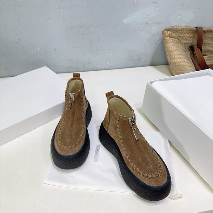 Осенне зимние ботинки на платформе женские фото 4