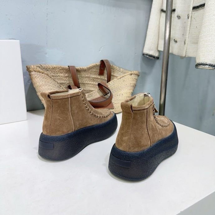 Осенне зимние ботинки на платформе женские фото 5