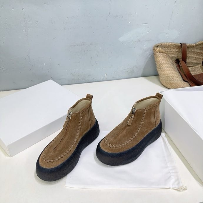 Осенне зимние ботинки на платформе женские фото 9