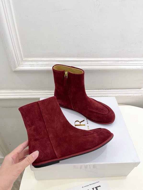 Осінньо зимові черевики в стилі ретро з круглим носком фото 5