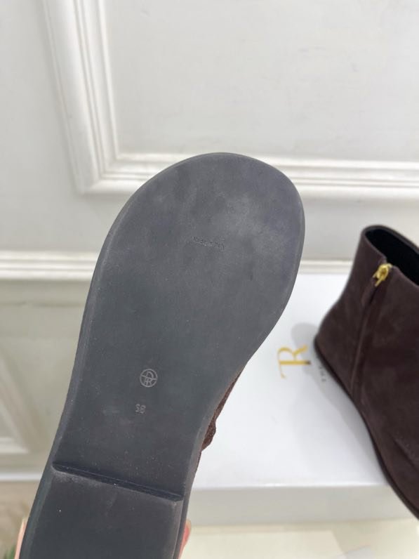 Осенне зимние ботинки в стиле ретро с круглым носком фото 5