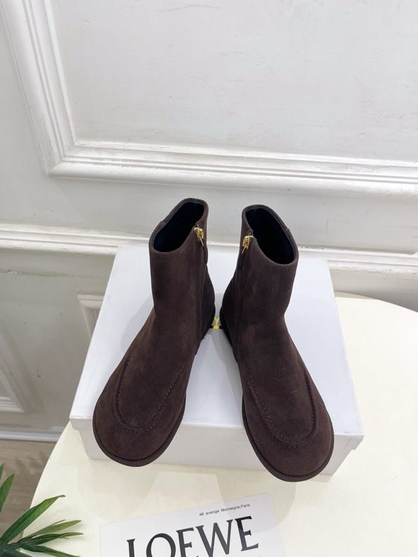 Осенне зимние ботинки в стиле ретро с круглым носком фото 7