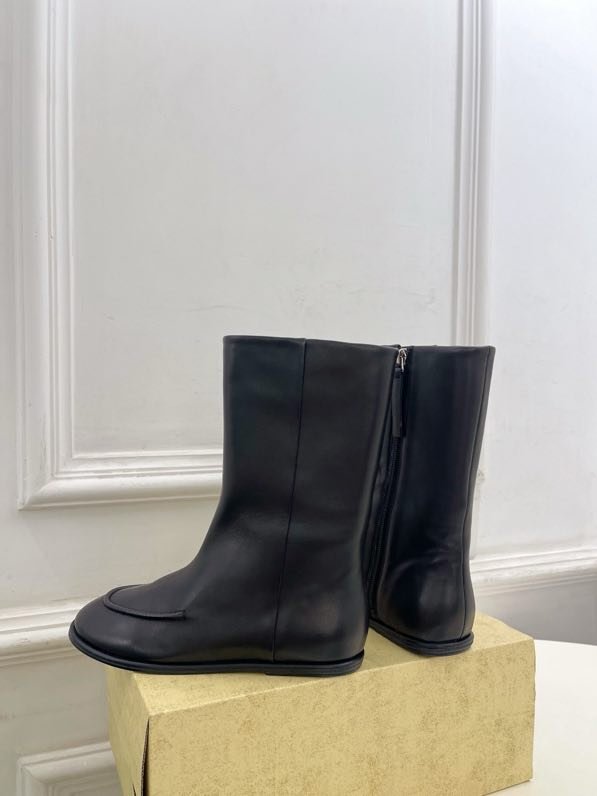 Осенне зимние ботинки в стиле ретро с круглым носком фото 7