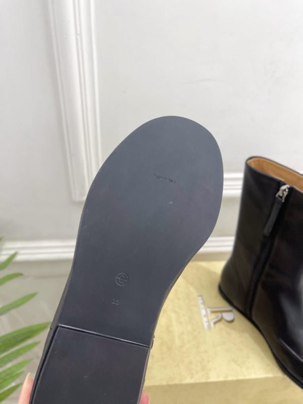 Осенне зимние ботинки в стиле ретро с круглым носком фото 8