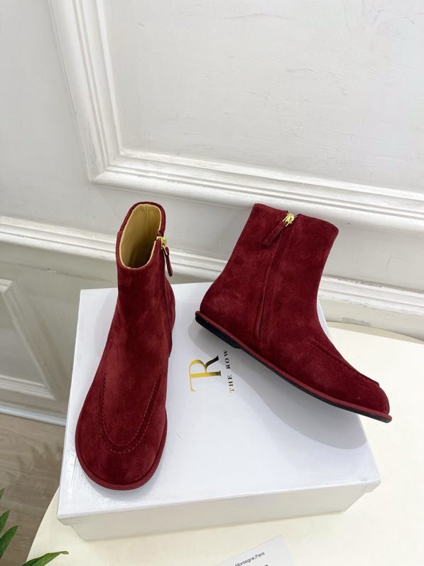 Осінньо зимові черевики в стилі ретро з круглим носком фото 9