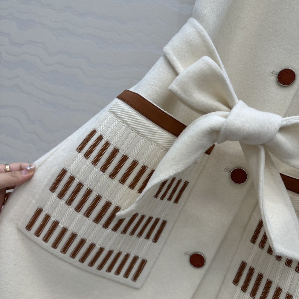 Coat of cashmere without Sleeveless фото 6