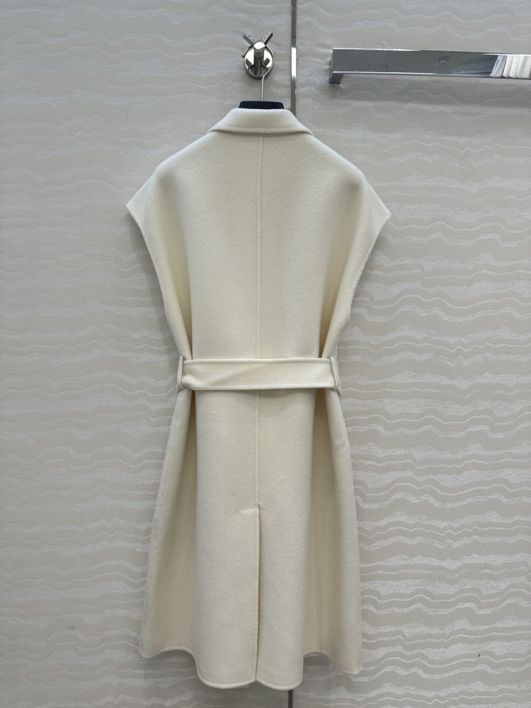 Coat of cashmere without Sleeveless фото 9