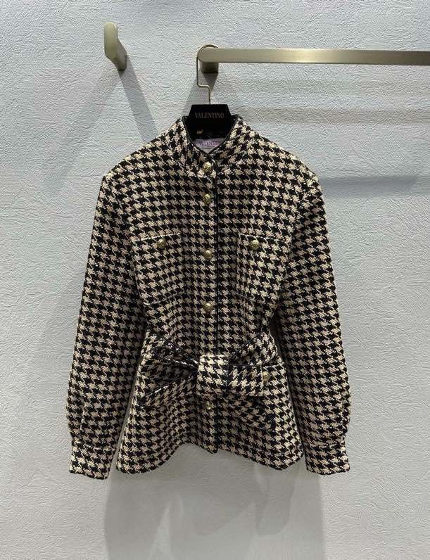 Пальто из шерстяного твида