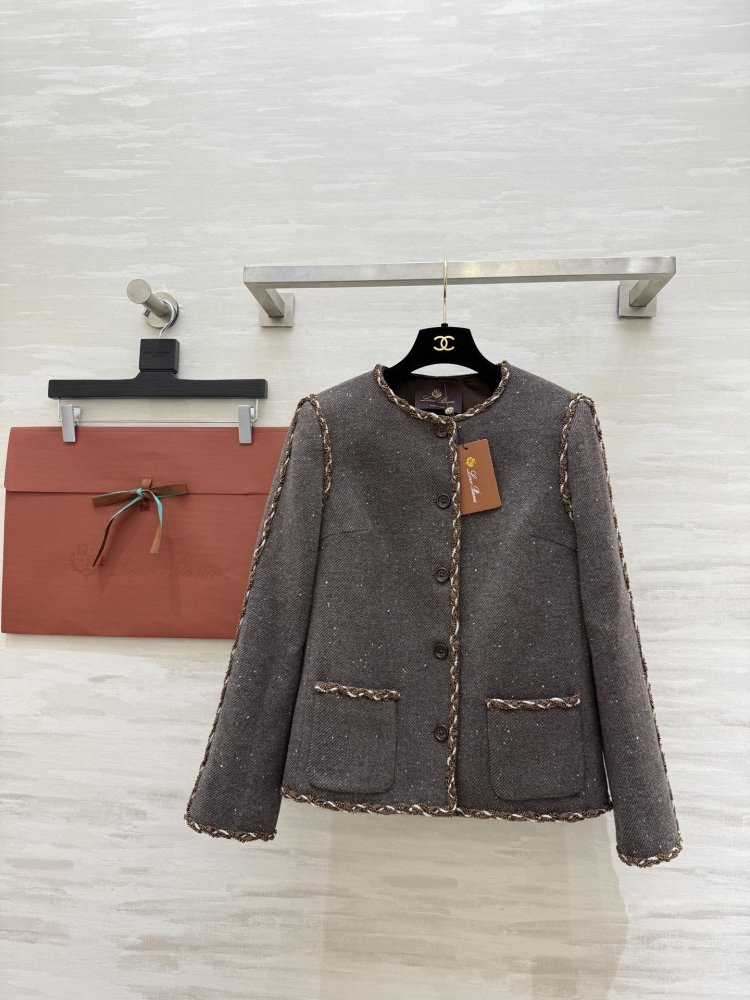 Пальто з вовняного твіду