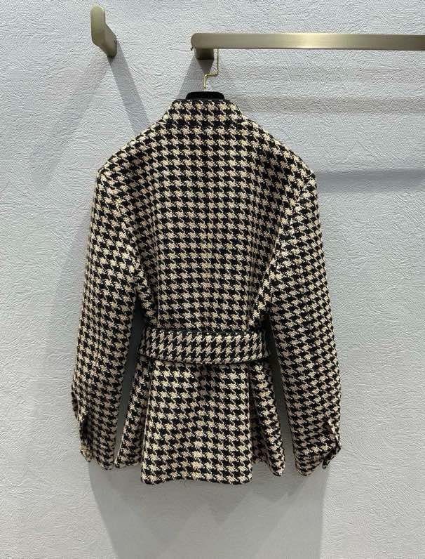 Пальто из шерстяного твида фото 6