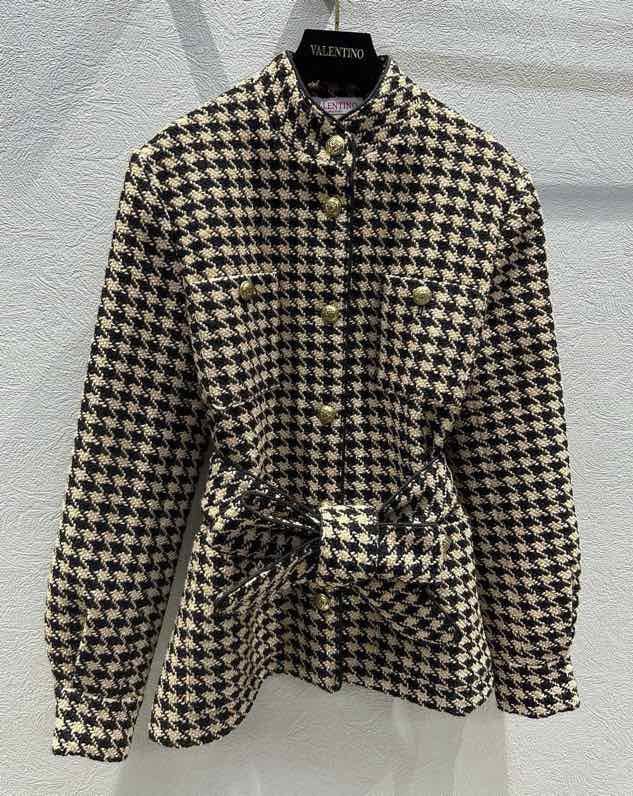 Пальто из шерстяного твида фото 7