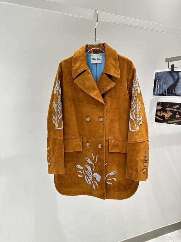 Пальто кожаное