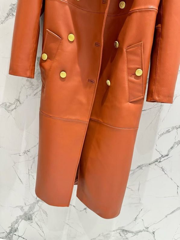 Пальто кожаное фото 2