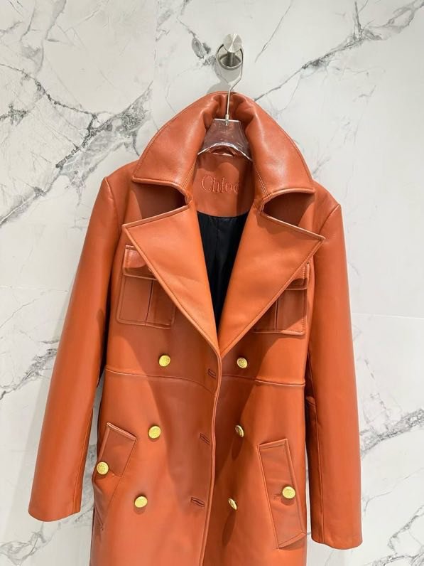 Пальто кожаное фото 3