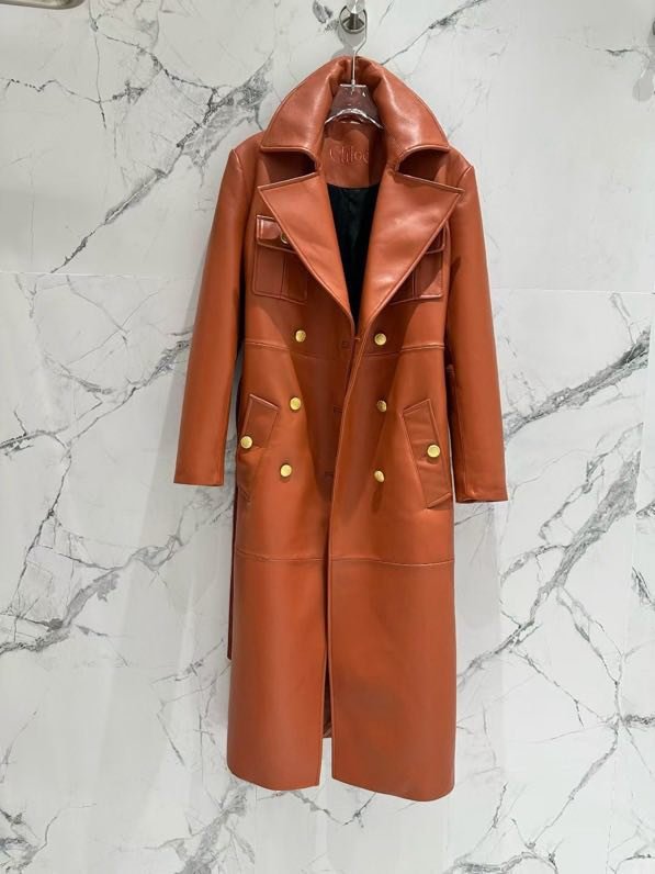 Пальто кожаное фото 8