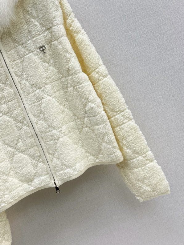 Пальто с воротником из лисьего меха фото 6