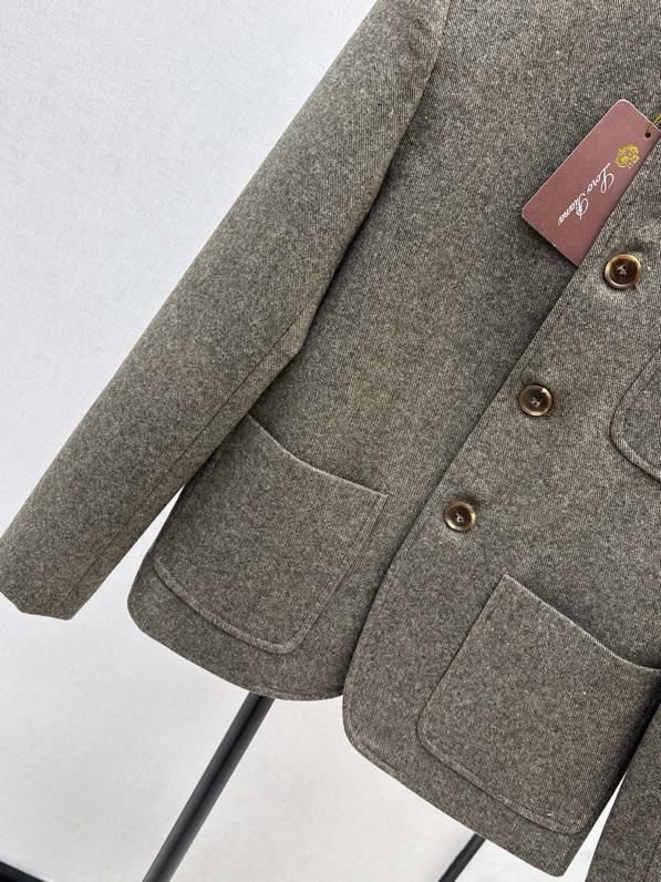 Пальто з коміром стійкою фото 5