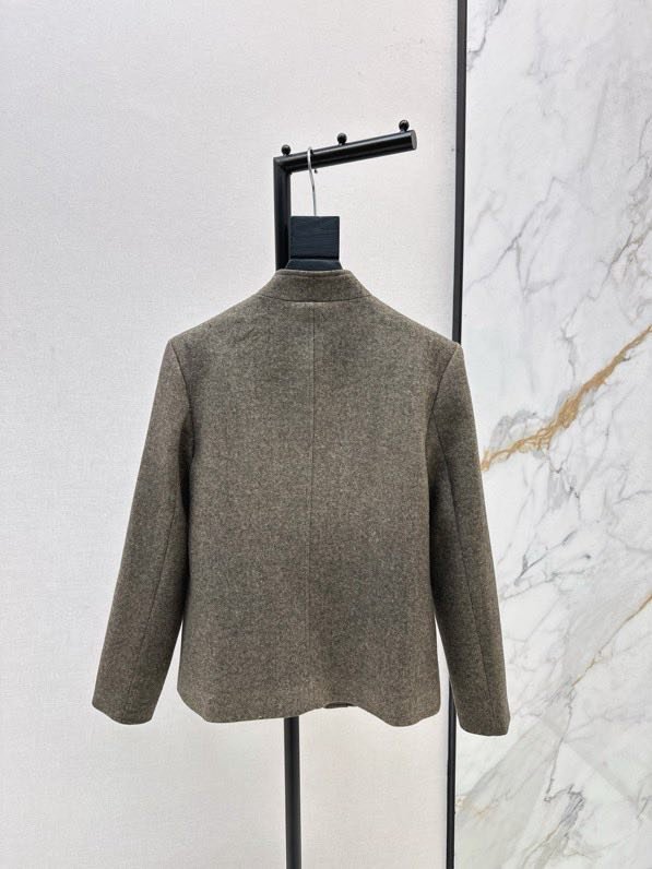 Пальто з коміром стійкою фото 8