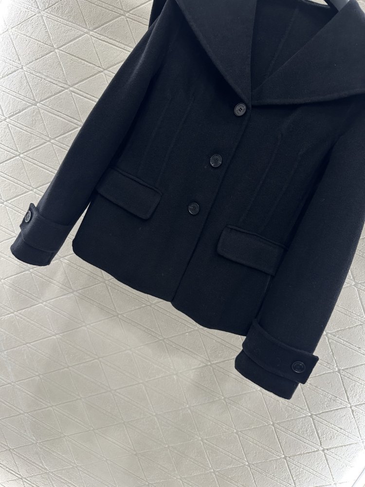 Пальто шаль с большими лацканами фото 5