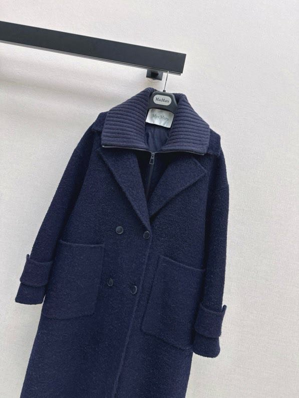 Пальто шерстяное с дллинным пуховым жилетом фото 2