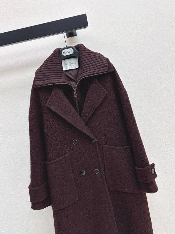 Пальто шерстяное с дллинным пуховым жилетом фото 3